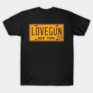 Love Gun License Plate T-Shirt